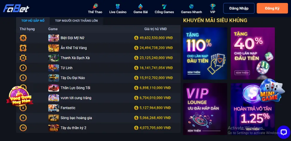 Thưởng Nạp Lại Hàng Tuần Tại Sảnh Casino mu88